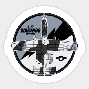 A-10 Warthog Winter Scheme Sticker